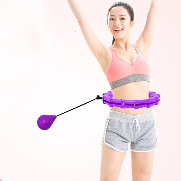 Anneau de fitness réglable pour exercices abdominaux et taille fine, amovible, massage, fitness, gym, entraînement à domicile, perte de poids