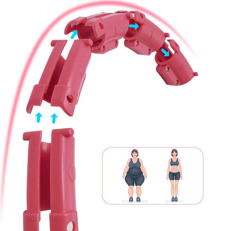 Anneau de fitness réglable pour exercices abdominaux et taille fine, amovible, massage, fitness, gym, entraînement à domicile, perte de poids