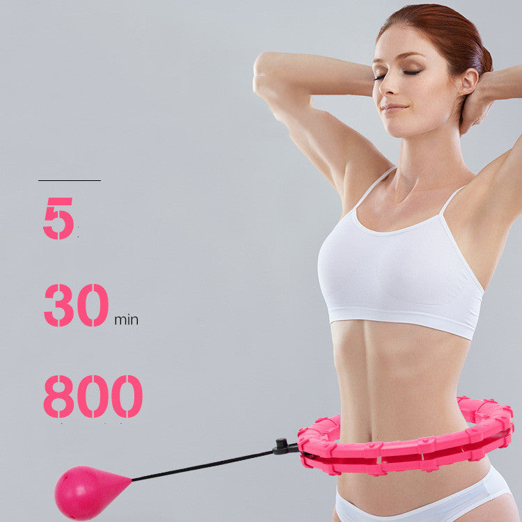 Anneau de fitness réglable pour exercices abdominaux et taille fine, amovible, massage, fitness, gym, entraînement à domicile, perte de poids