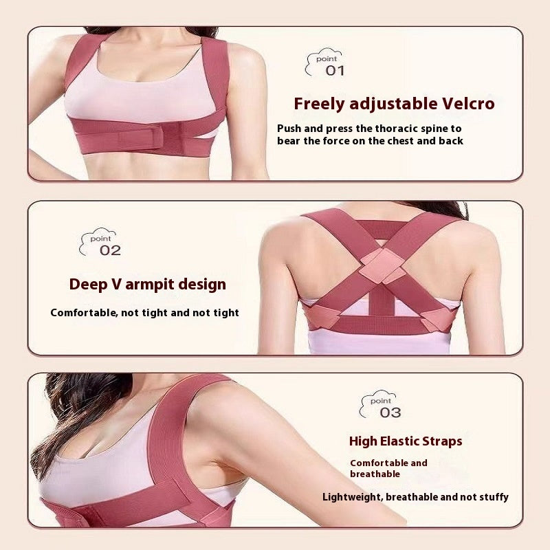 Ceinture orthopédique pour correction de la posture du dos bossu pour hommes et femmes