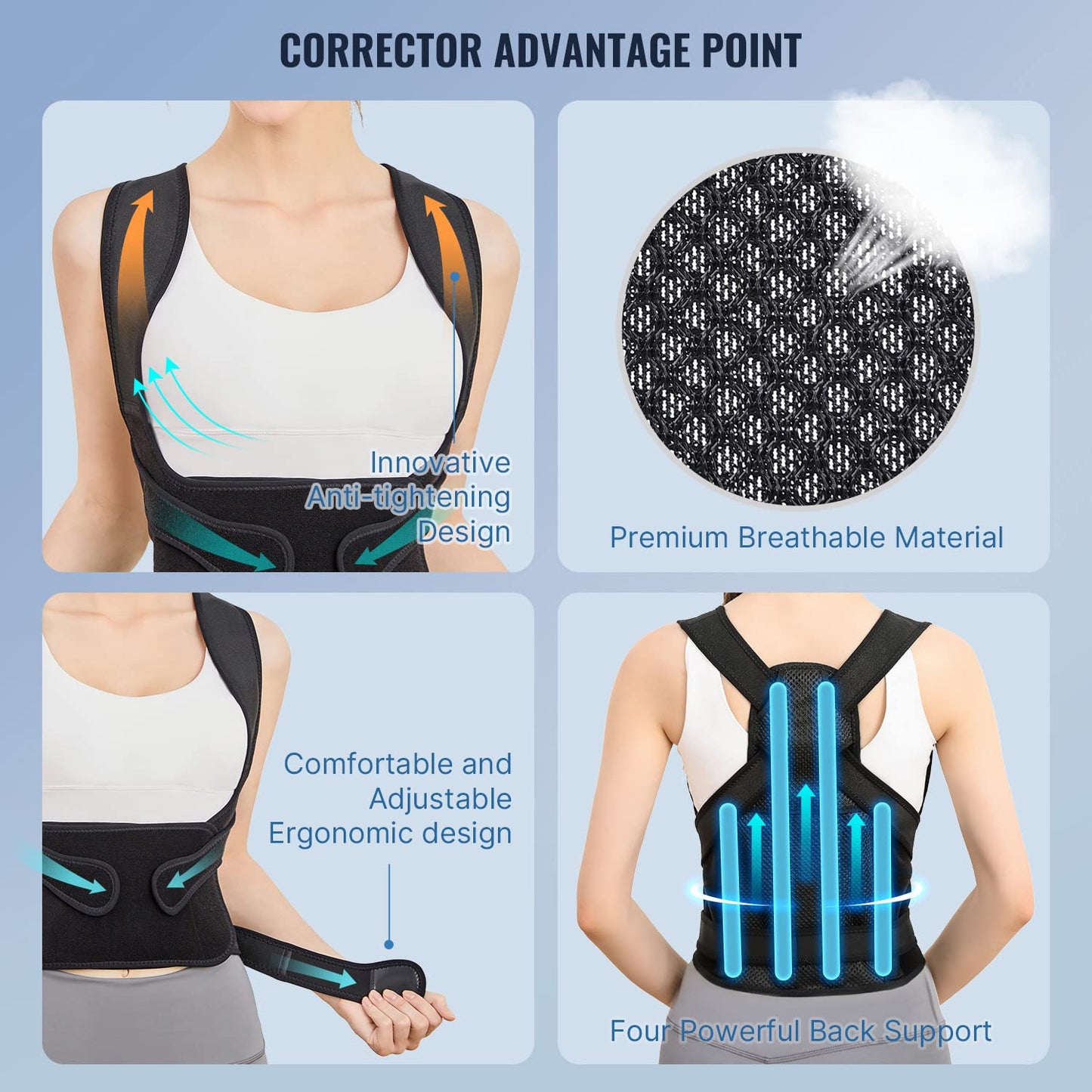 Orthèse de posture Kyphotone pour hommes et femmes