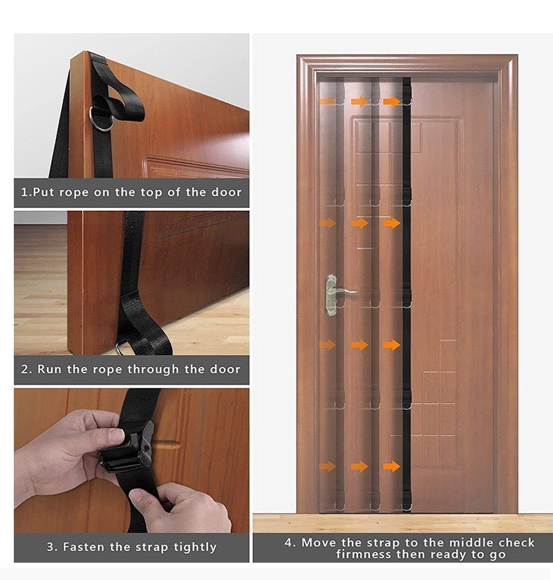 Accessoires de fitness à domicile, ancrage multipoint, sangle de porte portable