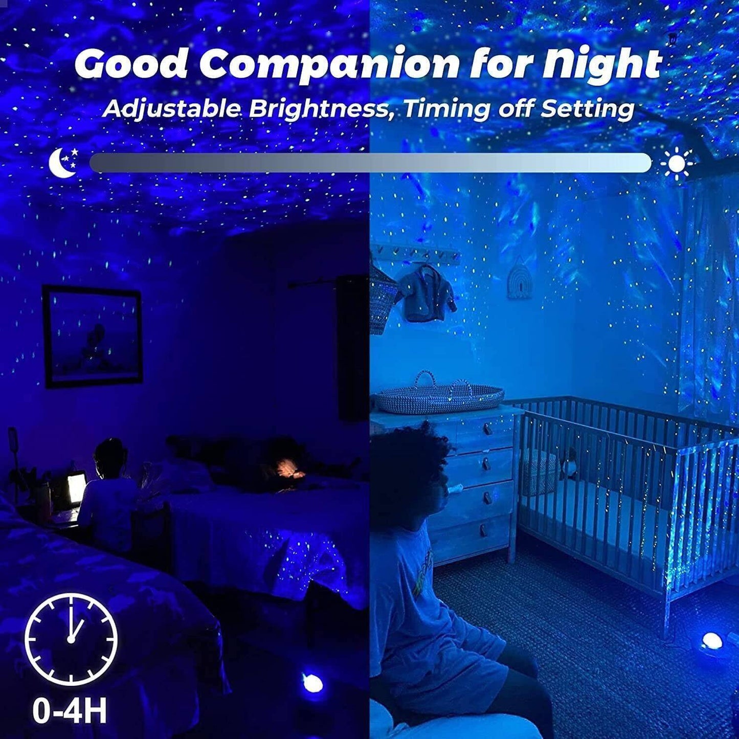 Projecteur LED de nuit étoilée avec application intelligente