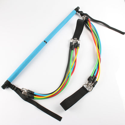 Fitness Yoga Pilates Bar Draagbare Gym Accessoires Sport Elastische Bodybuilding Weerstandsbanden Voor Hometrainer Trainingsapparatuur