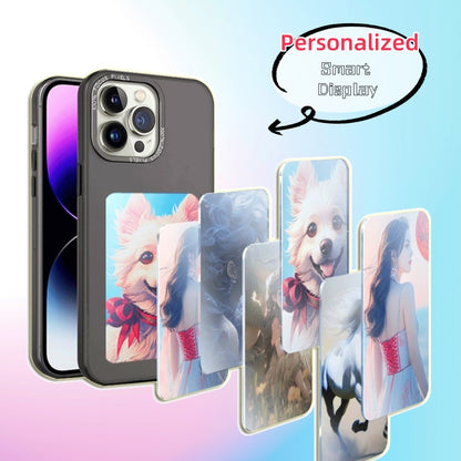 E-ink scherm telefoonhoesje Onbeperkte schermprojectie Gepersonaliseerde telefoonhoes Batterijvrij Nieuw designer luxe telefoonhoesje
