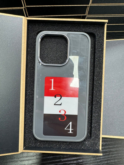 E-ink scherm telefoonhoesje Onbeperkte schermprojectie Gepersonaliseerde telefoonhoes Batterijvrij Nieuw designer luxe telefoonhoesje